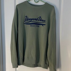 Vineyard Vines Olive Crewneck Sweater